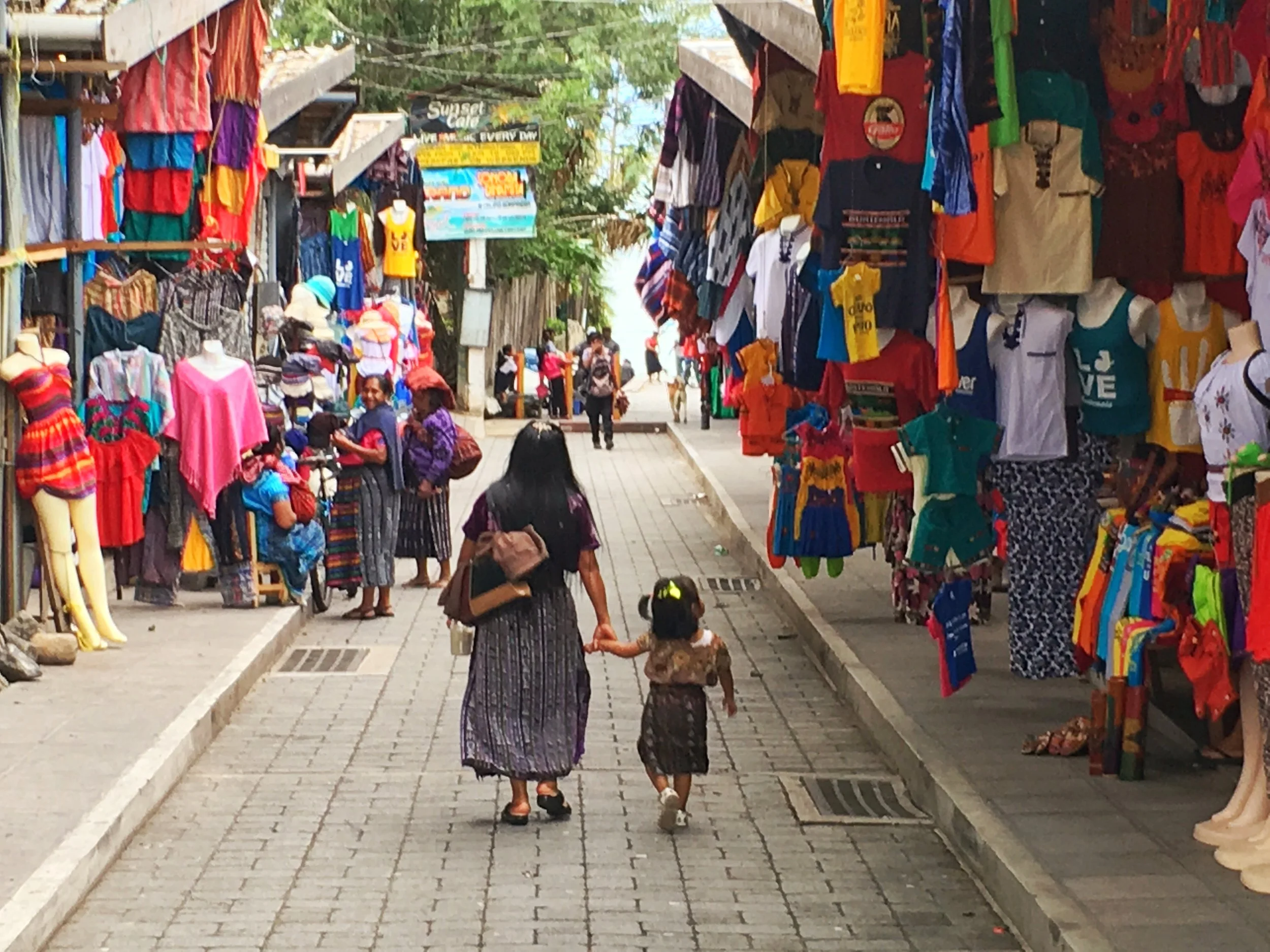  We stop at small villages around the lake to see the local culture. 
