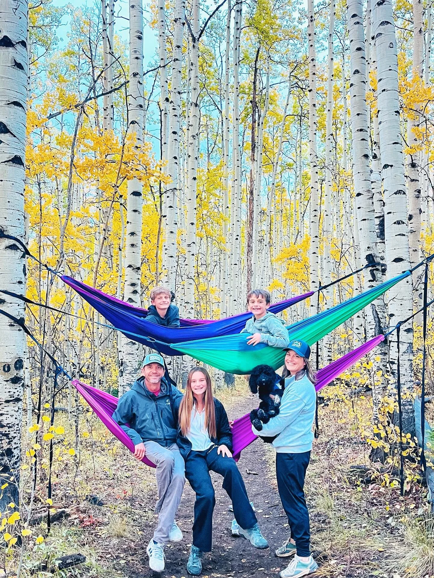 Taking time to soak up Colorado's fall beauty while planning the next adventure for others. Our family loves hiking through the golden aspen trees and competing in leaf catching contests! 🍂🍁 What is your favorite fall activity?
#colorado #smallbui