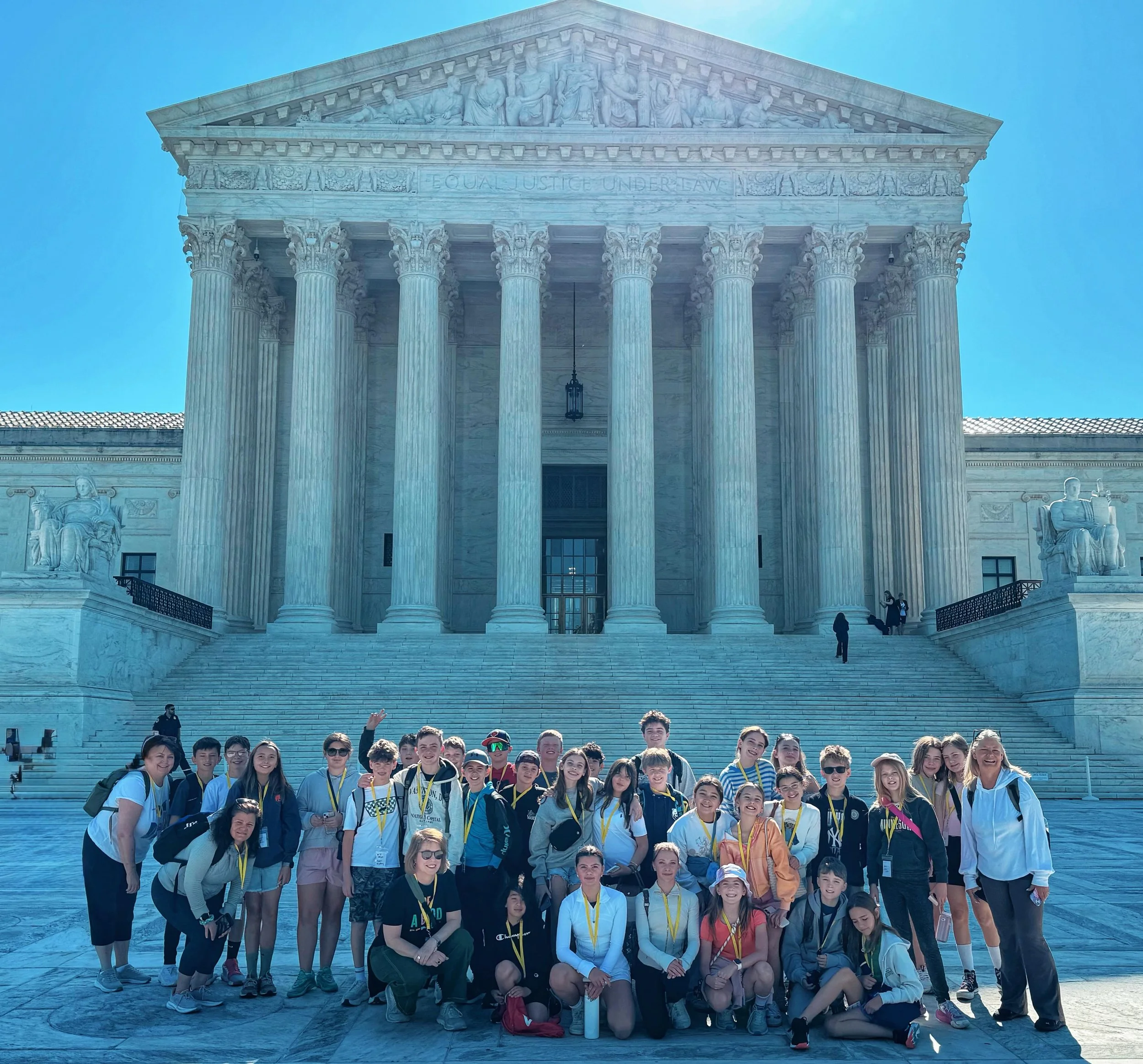 First day in DC and history class just got a lot more real! From the steps of the Supreme Court of the United States to a week full of learning, leadership and unforgettable moments. 🇺🇸