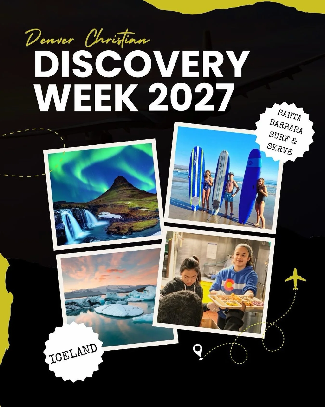 Simply Venture is excited to partner with @denverchristian to offer 2 student travel opportunities for Discovery Week 2027!

ICELAND 🇮🇸 
Journey to the Land of Fire &amp; Ice to experience a living earth science classroom! From volcanoes and glacie