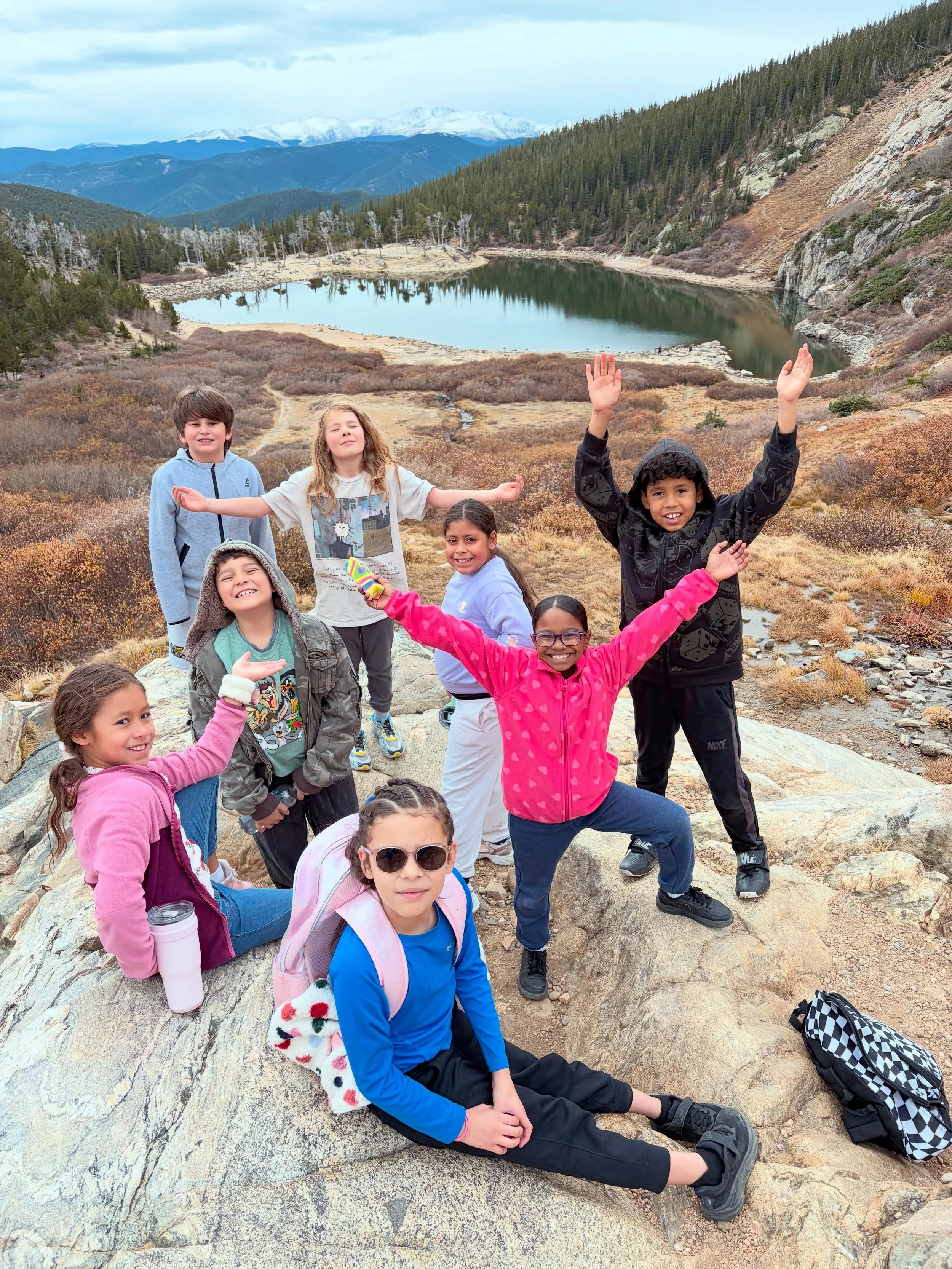 @axlacademy took school on the road to Saint Mary&rsquo;s Glacier! These adventurers earned a sweet reward for their day of hiking and learning! 🍫🔥