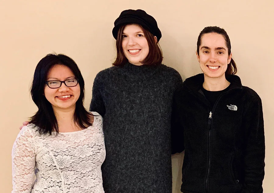 Pictured Left to Right: Stephanie Chan, Devin Chavez, Niki Holt