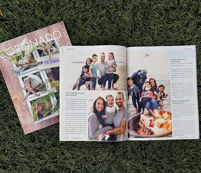 A few months after we moved here a new friend asked if I would be willing to share a bit about our story, how we ended up in Coronado and some things I have learned on this journey of motherhood. Thank you @hattiefoote and @coronadomagazine for givin