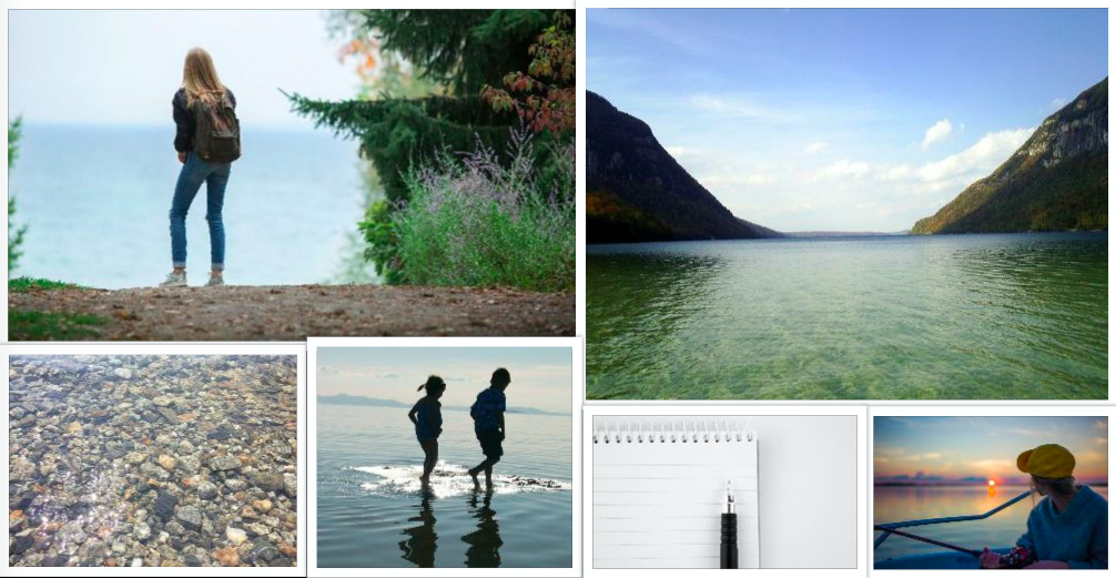 A collection of images representing the “novel aesthetic” of my middle grade debut, THE LIGHT IN THE LAKE. The setting is strongly based on the part of northern Vermont where I lived for six years with my husband and children.