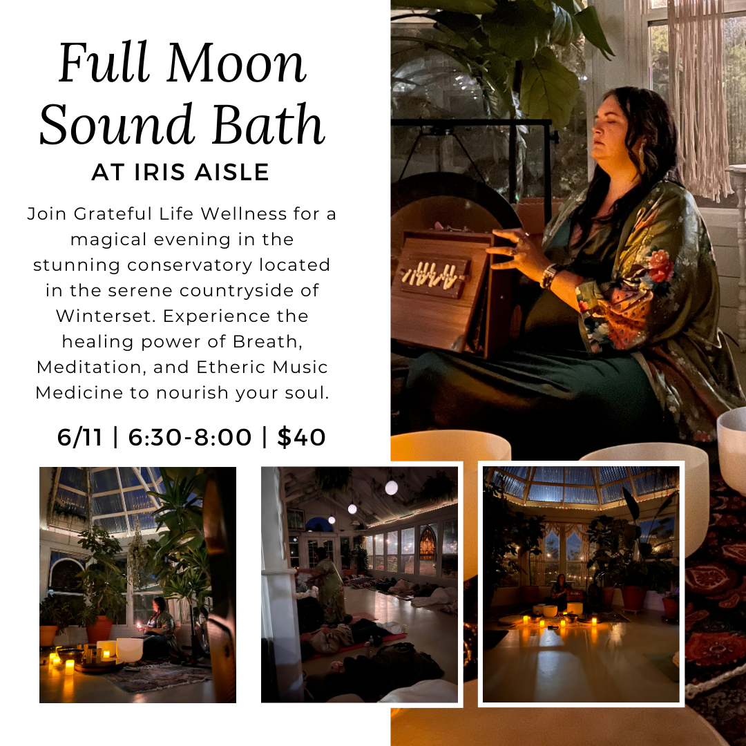 Full Moon Sound Bath at Iris Aisle