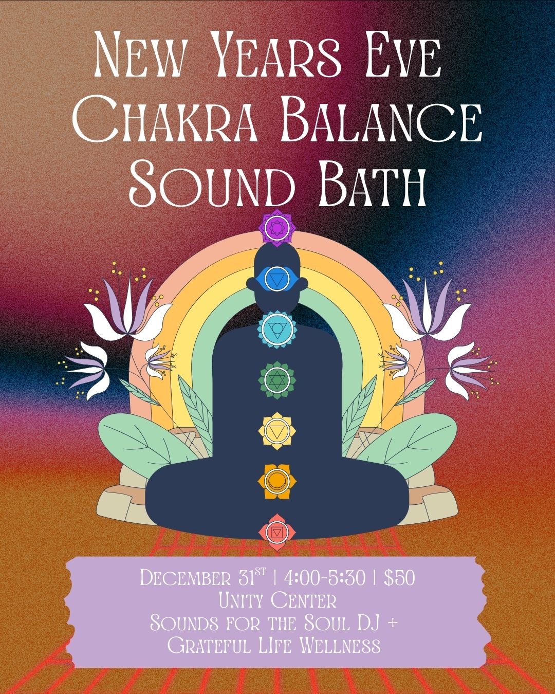 New Year's Eve Chakra Clearing