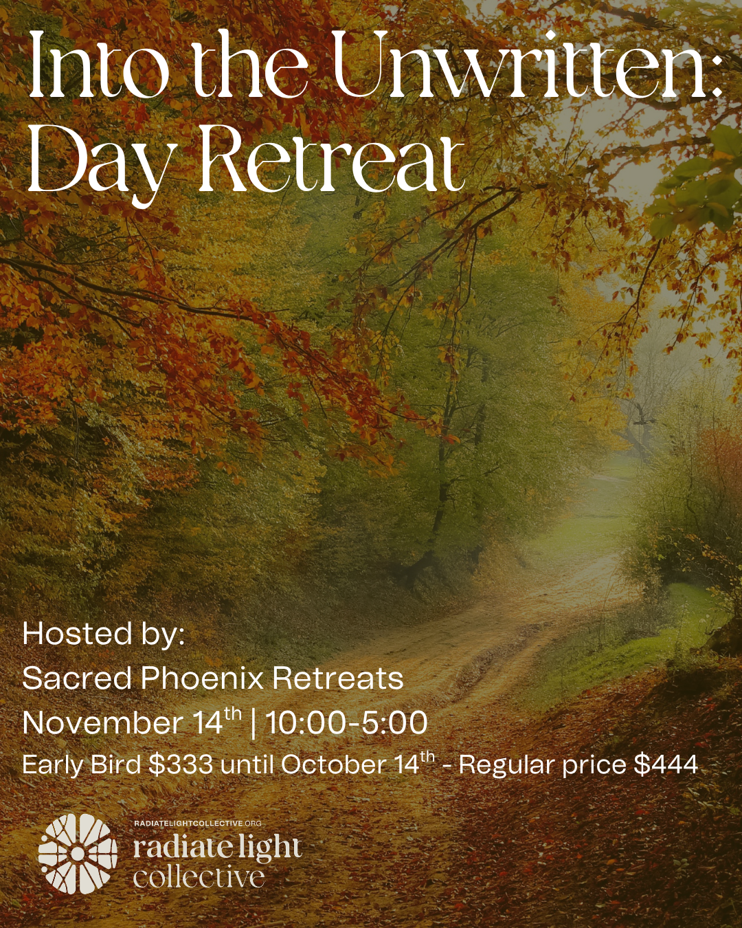 Into the Unwritten: Day Retreat