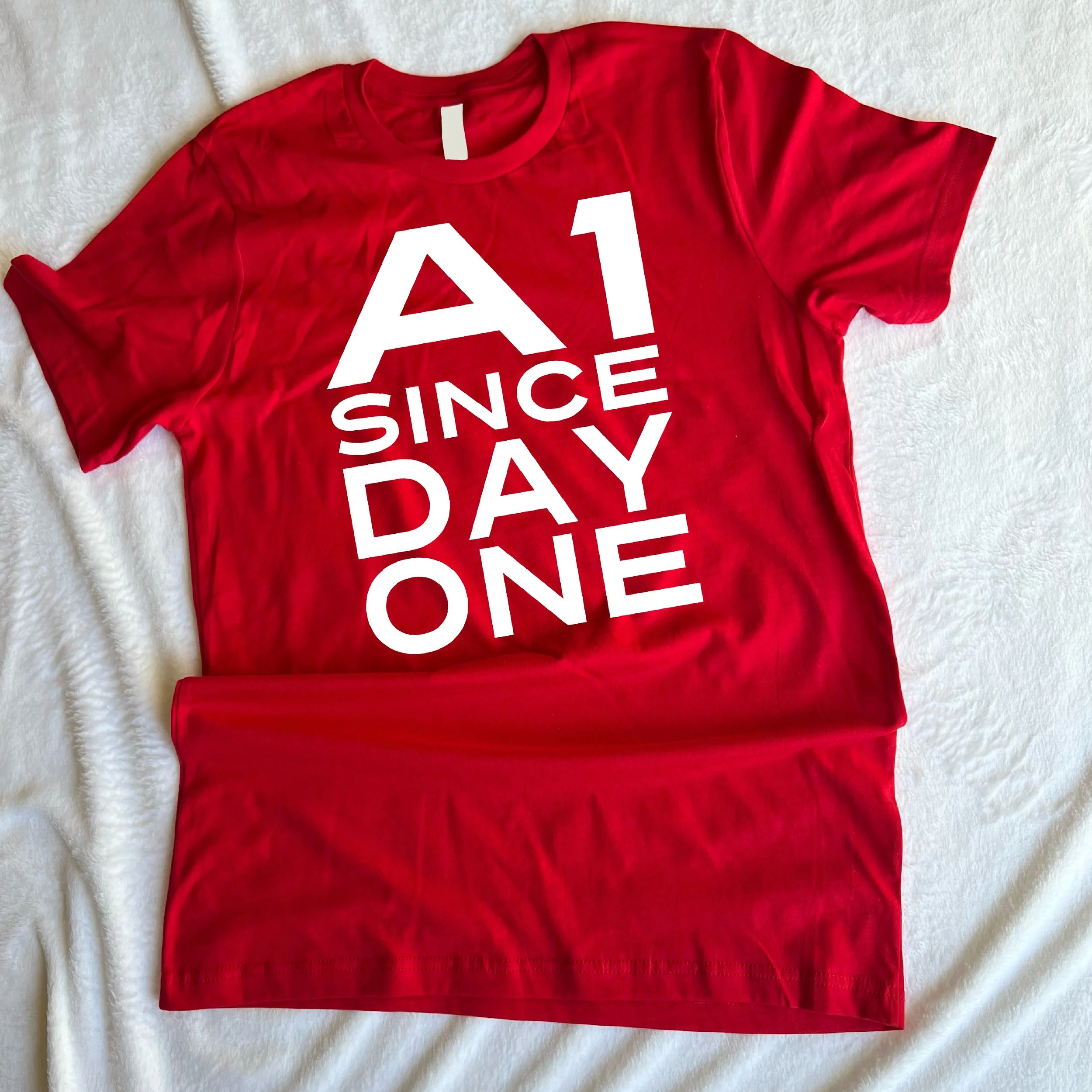 The A1 Since Day One Tee- Red