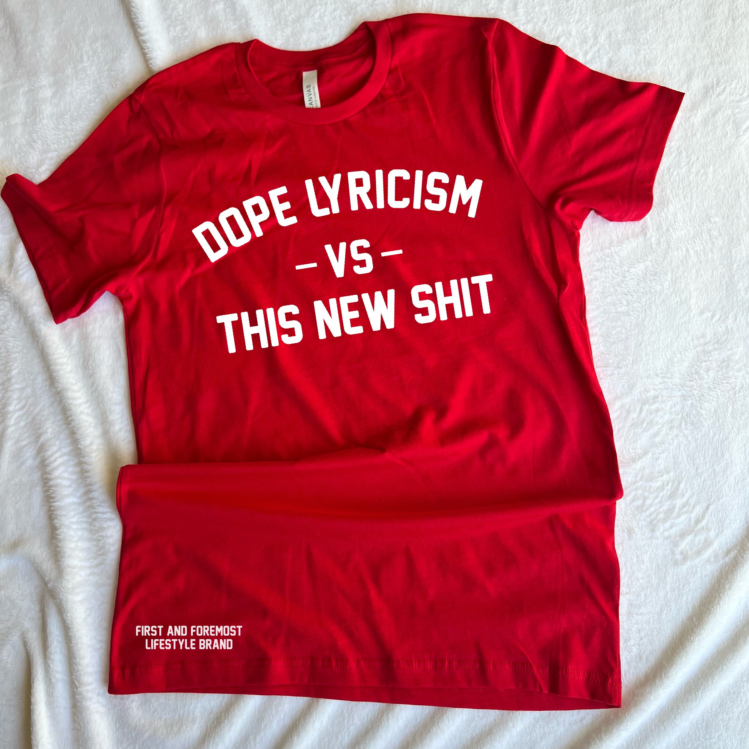 Dope Lyricism Tee - Red