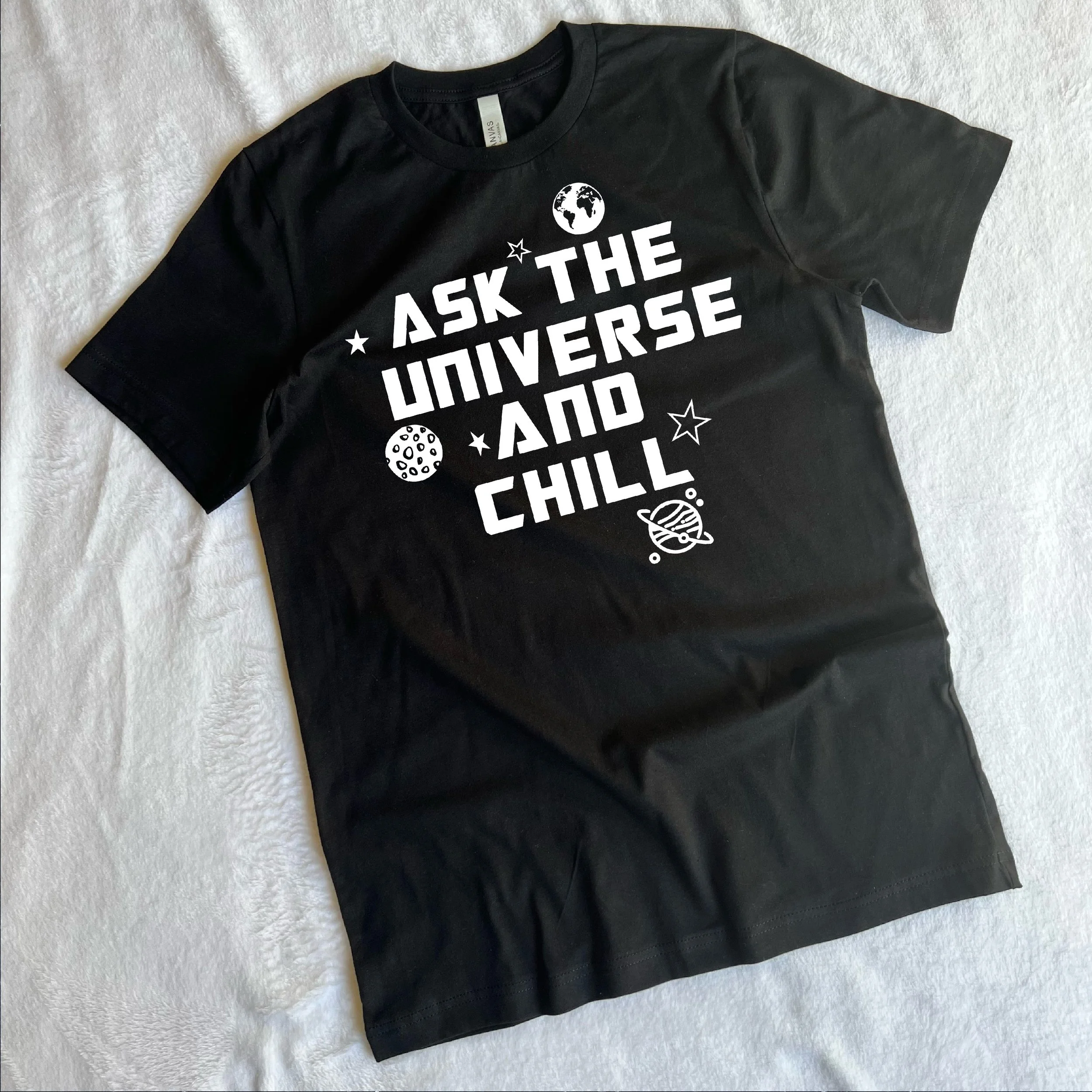 Ask The Universe Tee - Black
