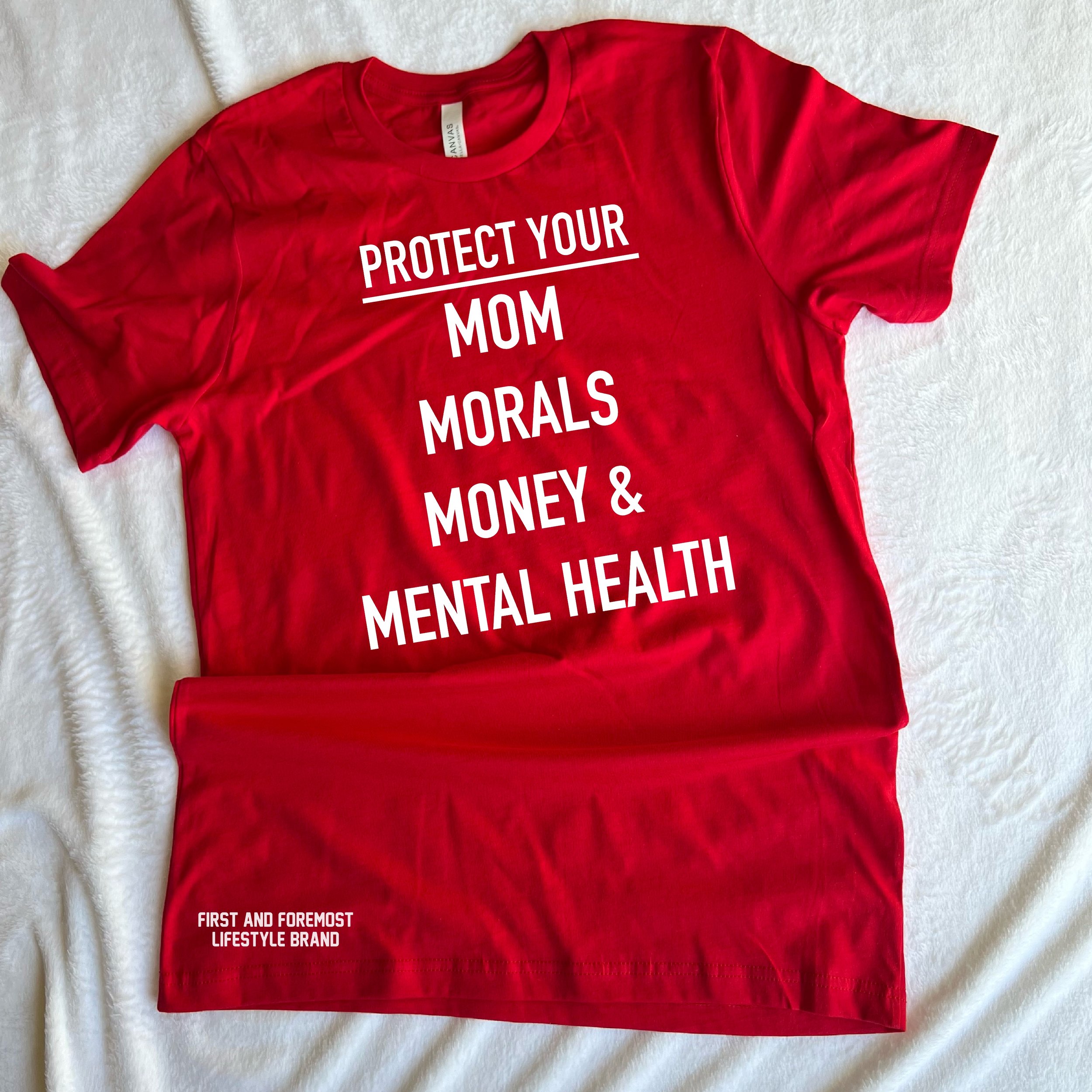 Protect Your Mom Tee - Red