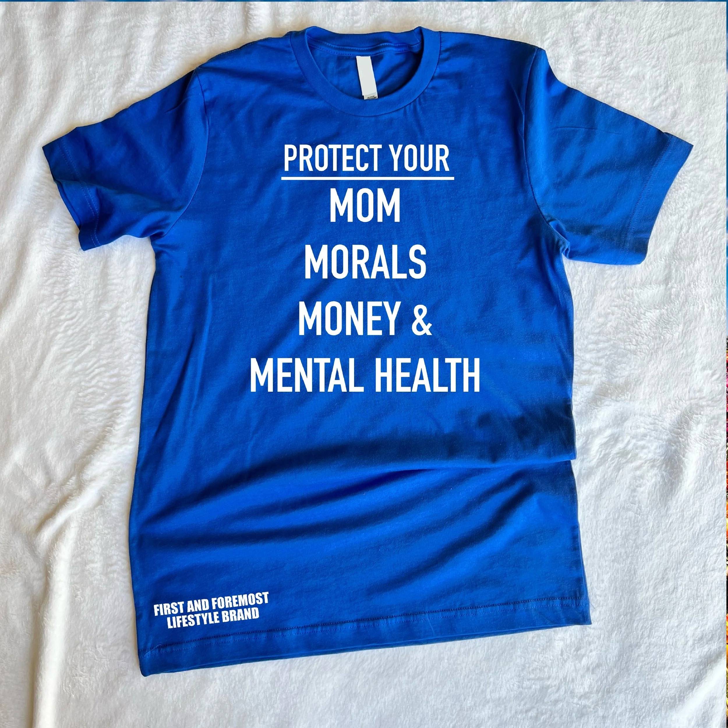 Protect Your Mom Tee - Royal