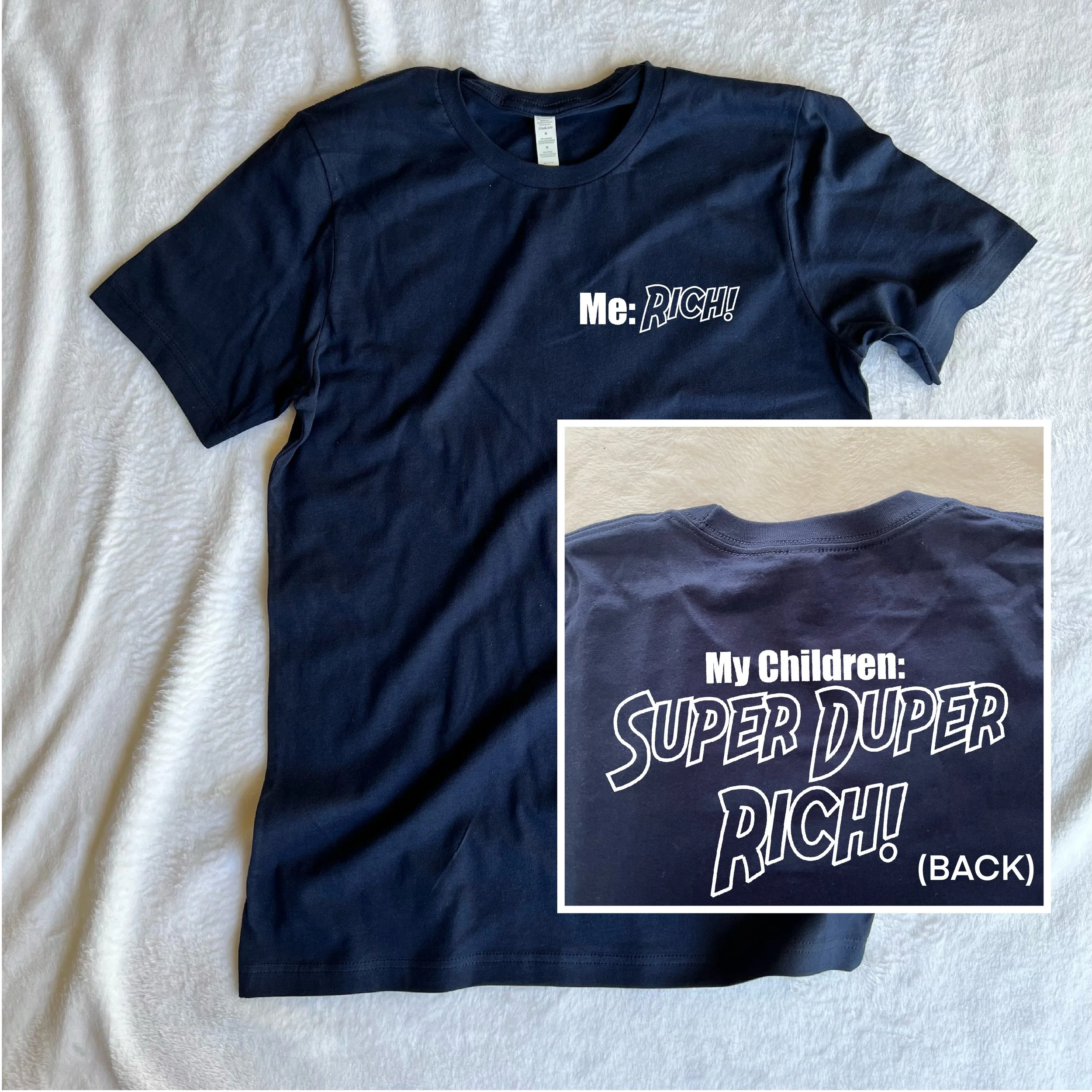 Super Rich Tee - Navy