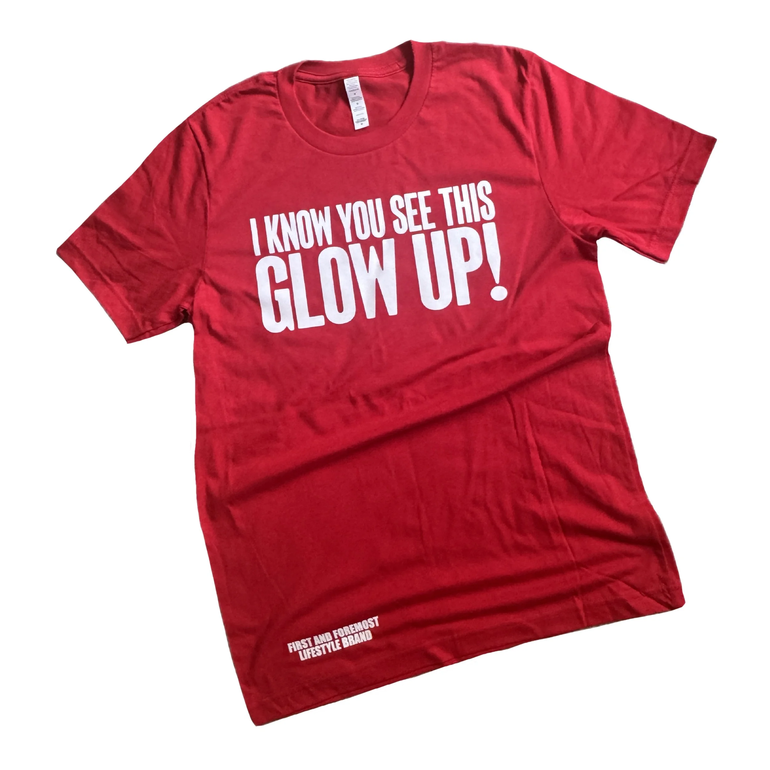Glow Up Tee - Red
