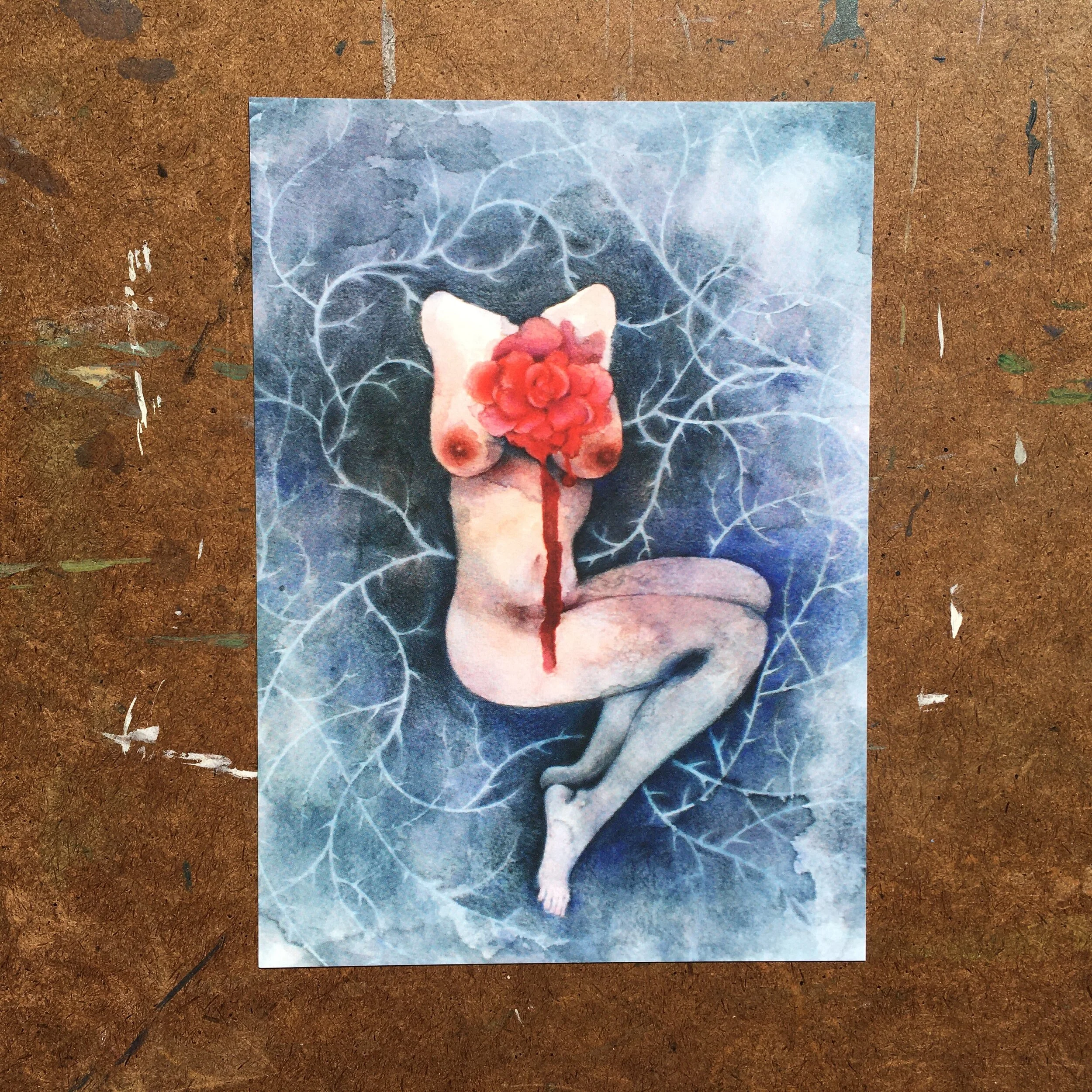 Grief - 5x7" Postcard Print