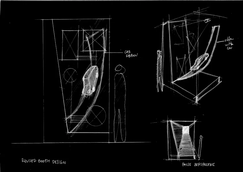  Interior detail sketch. 