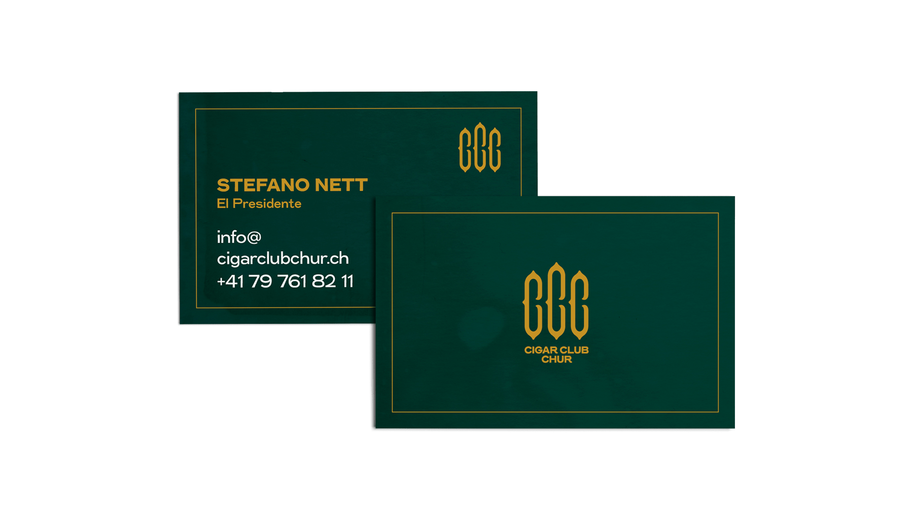 Cigar Club Chur Visitenkarten