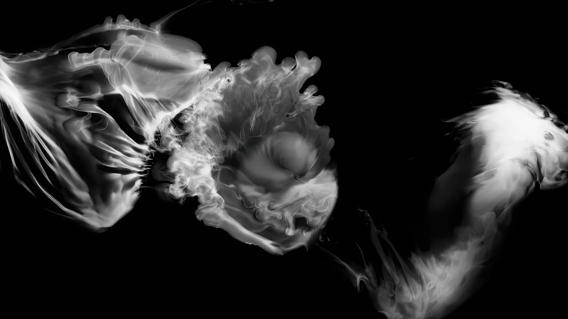  Experimental smoke simulation 