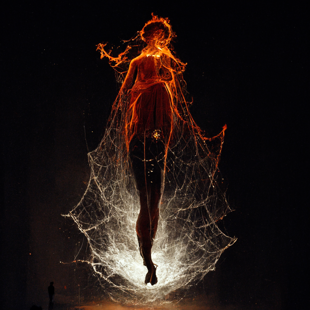 roosphere_a_woman_suspended_by_her_legs_in_a_rope_of_laserbeam__e8617cfb-0c8e-44c3-825f-66b9d2e76f1d.png