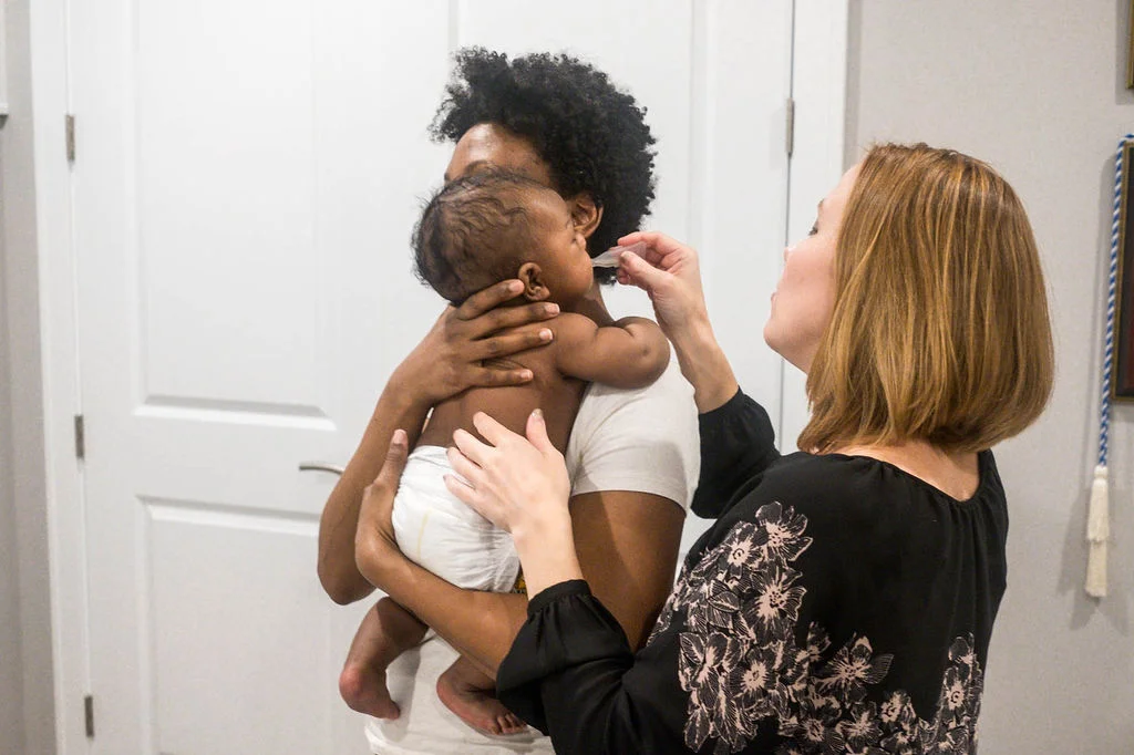 Dispensary   The most common pediatric  medications  are  dispensed directly to families .