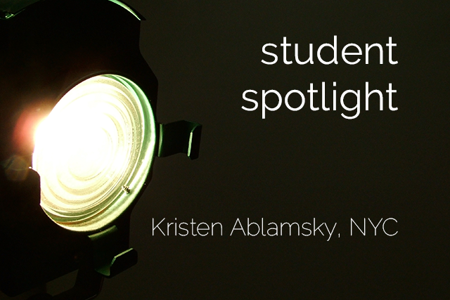 Student Spotlight: Kristen Ablamsky