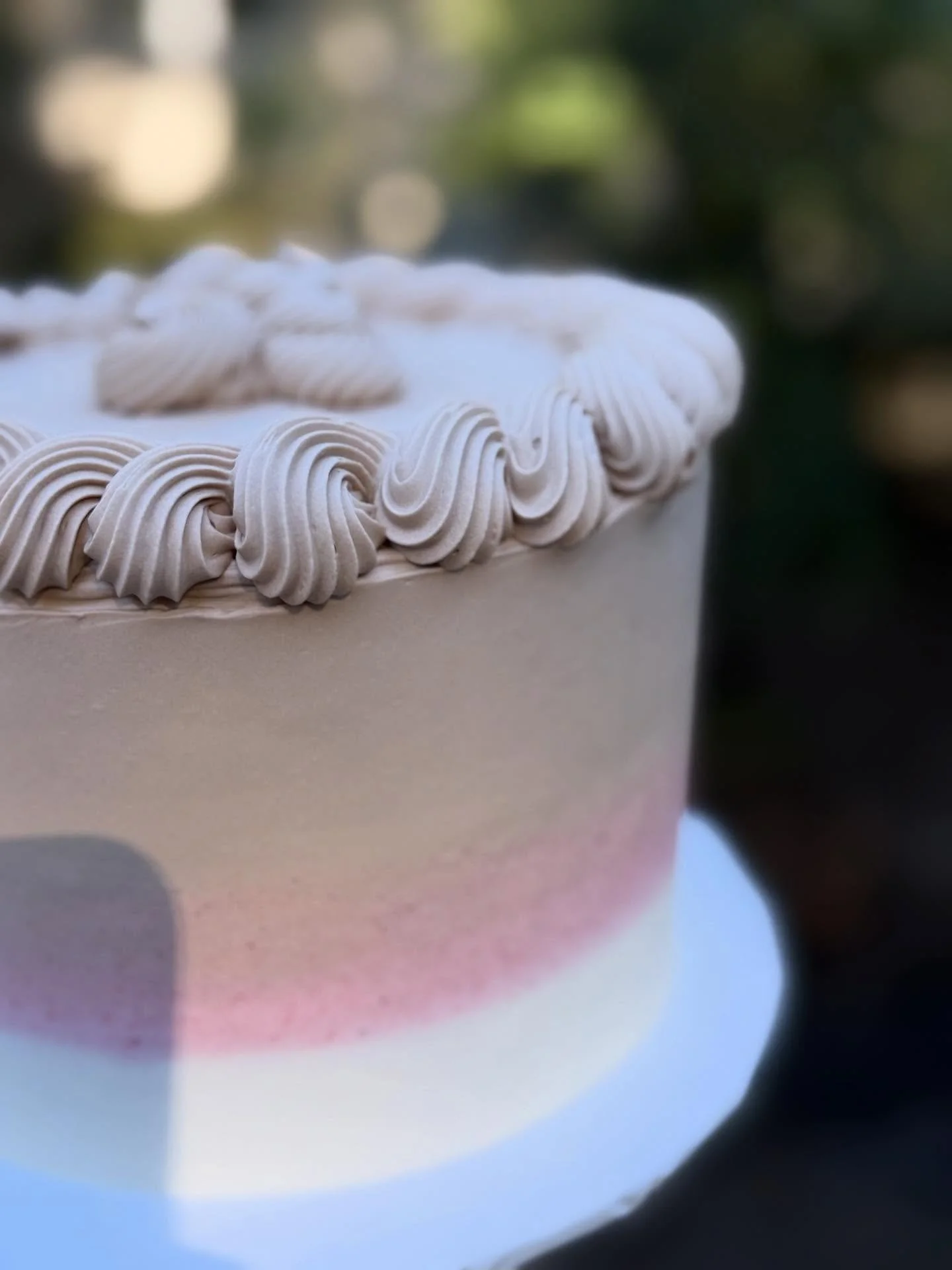 Extra extra!!! Neapolitan Cake!!! ((SOLD))
.
.
I had an extra strawberry, chocolate and vanilla cake layer and thought&hellip;. Someone would like a Neapolitan cake right?! I mean, why not!!!!! So. Yeah. It&rsquo;s yours for $50. 
.
.
.
She&rsquo;s f