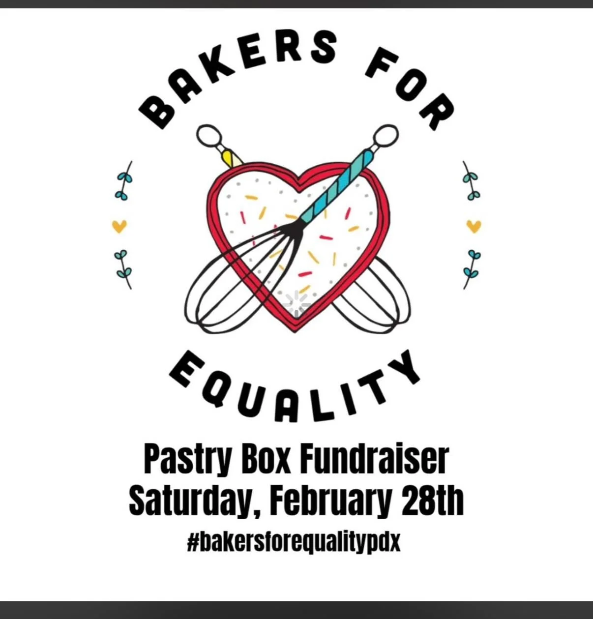 **Boxes are for sale!** 

Your Pastry Box will have 11 different items that might include a mix of cookies, cupcakes, pastries, bars. They will be ready on Saturday, February 28th for pickup between 10-1.  Each box is $50.

All money other than proce