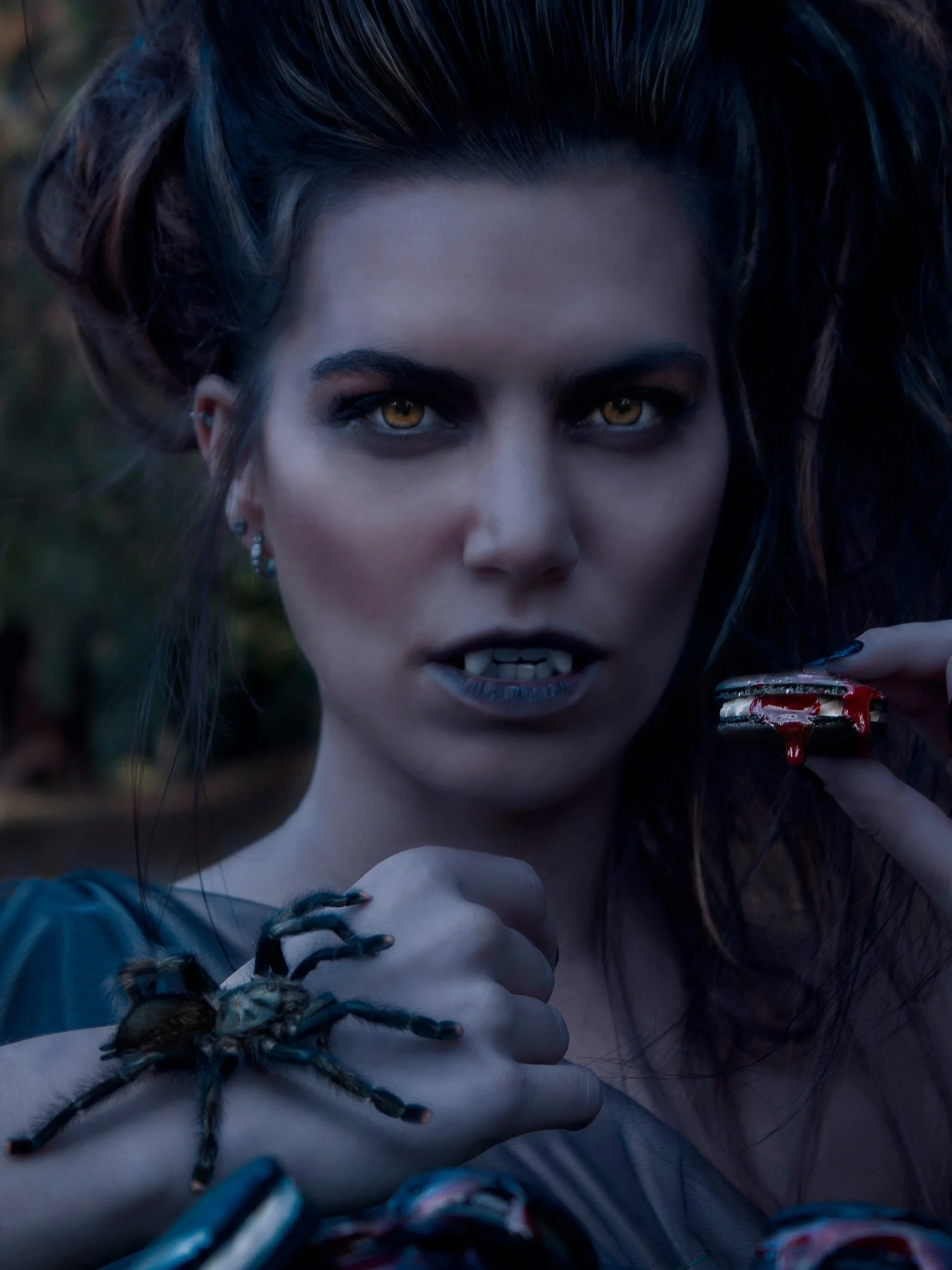 More power to ya for having a spider crawl on you. 
.
This was such an incredible photo shoot with amazing people!! Would you be willing to let a spider crawl on you for a photo? 
.
.
Halloween Photo Shoot
Lead Photographer &bull; @synergydesignfirm
