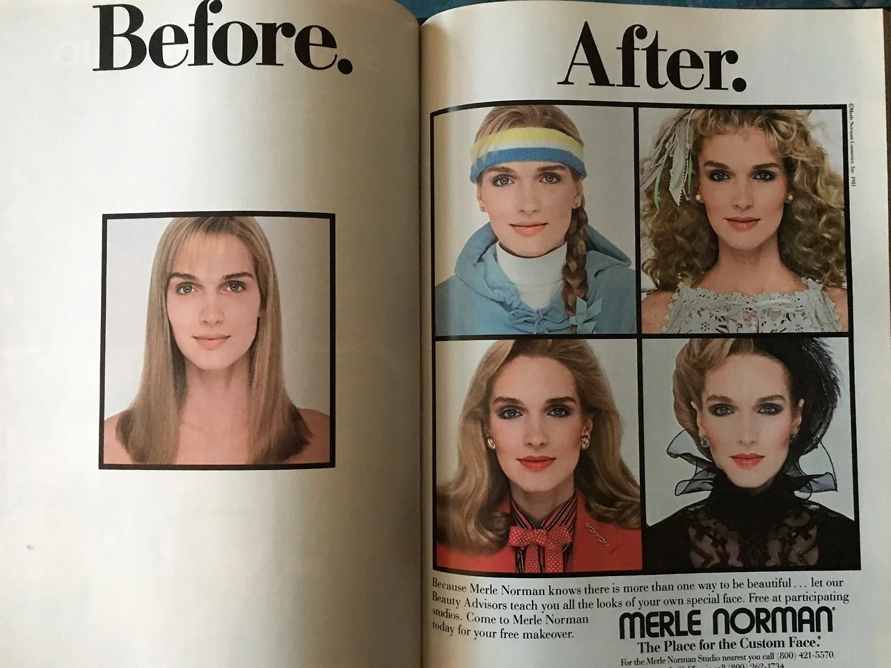 Merle Norman. Cosmopolitan. May 1983. Back in the ‘80s, makeover studios were quite the rage at the local mall, but the originator of the modern makeover was a woman by the name of Merle Norman, who started to formulate her own cosmetic products in her kitchen and opened her first studio in Los Angeles in 1931. The theory behind the business was that if she could just get women to try the products first, they’d see the value and would become loyal customers. As a matter of fact, the term “try before you buy” was coined by Merle Norman herself due to this philosophy. She also created opportunities for women to own their own makeover studios through franchising, opening the door for ladies to enter the world of entrepreneurship. Ms. Norman knew that makeup could be empowering and transformative, and she was right.