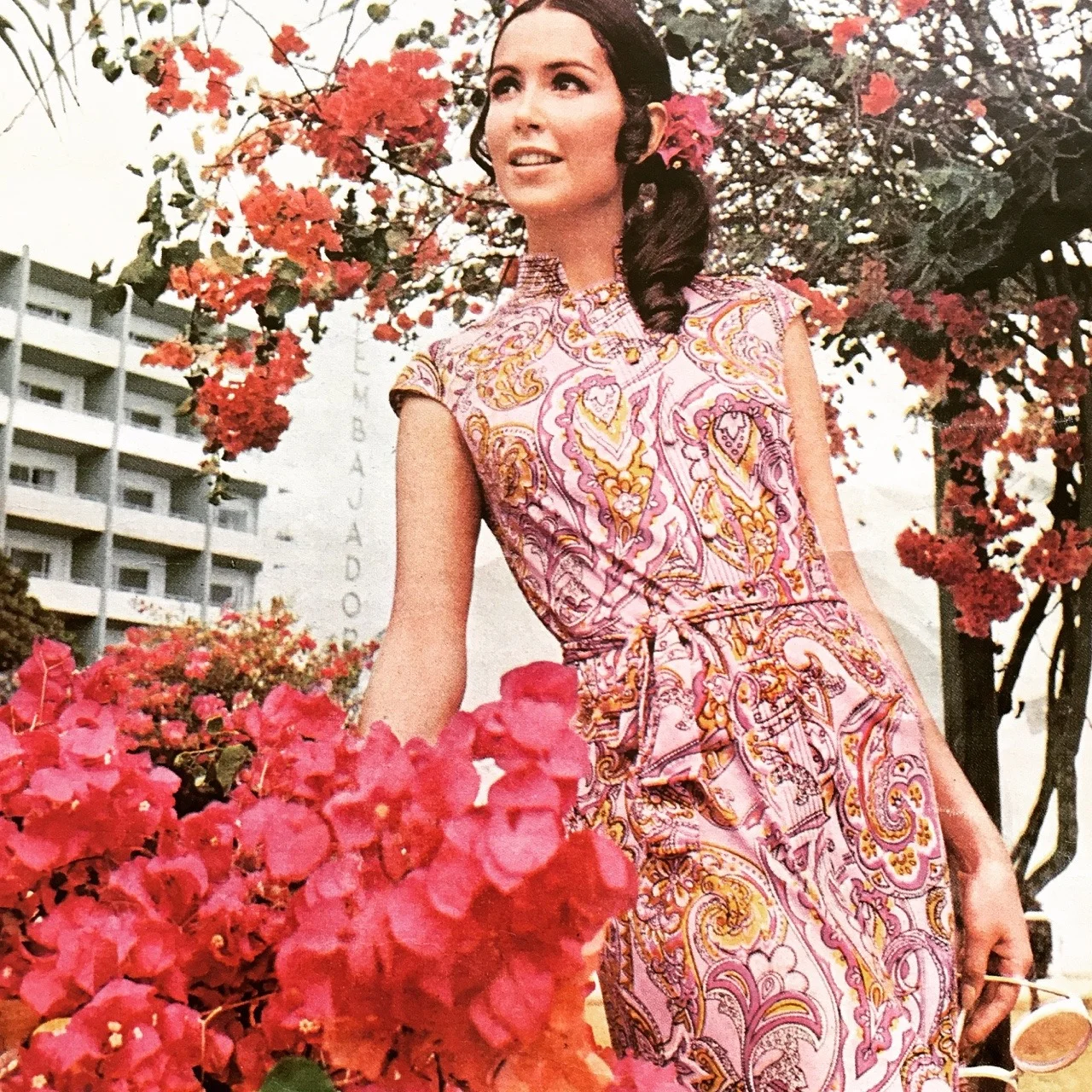 Best & Co. ad. Vogue. April 1968. Best & Co. was a New York based department store, which was originally focused on children’s apparel. The store was originally located on the famed Ladies’ Mile at 23rd Street and Fifth Avenue, but it’s final home was at 51st Street and Fifth Avenue further Uptown. In 1966 the small chain was acquired by McCrory’s, a discount chain. Unfortunately, the merchandise reflected that, and the company decided to shut down in 1970 and sell their property to Olympic Airways (owned by Aristotle Onassis) who demolished the marble retail emporium and replaced it with what the New York Times called “oppressively banal” Olympic Tower.