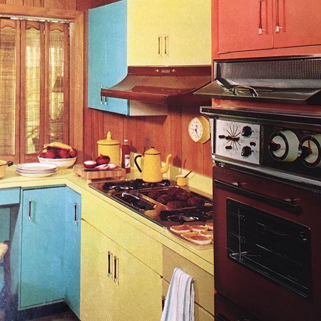 Check this kitchen out! Good Housekeeping, October 1965.