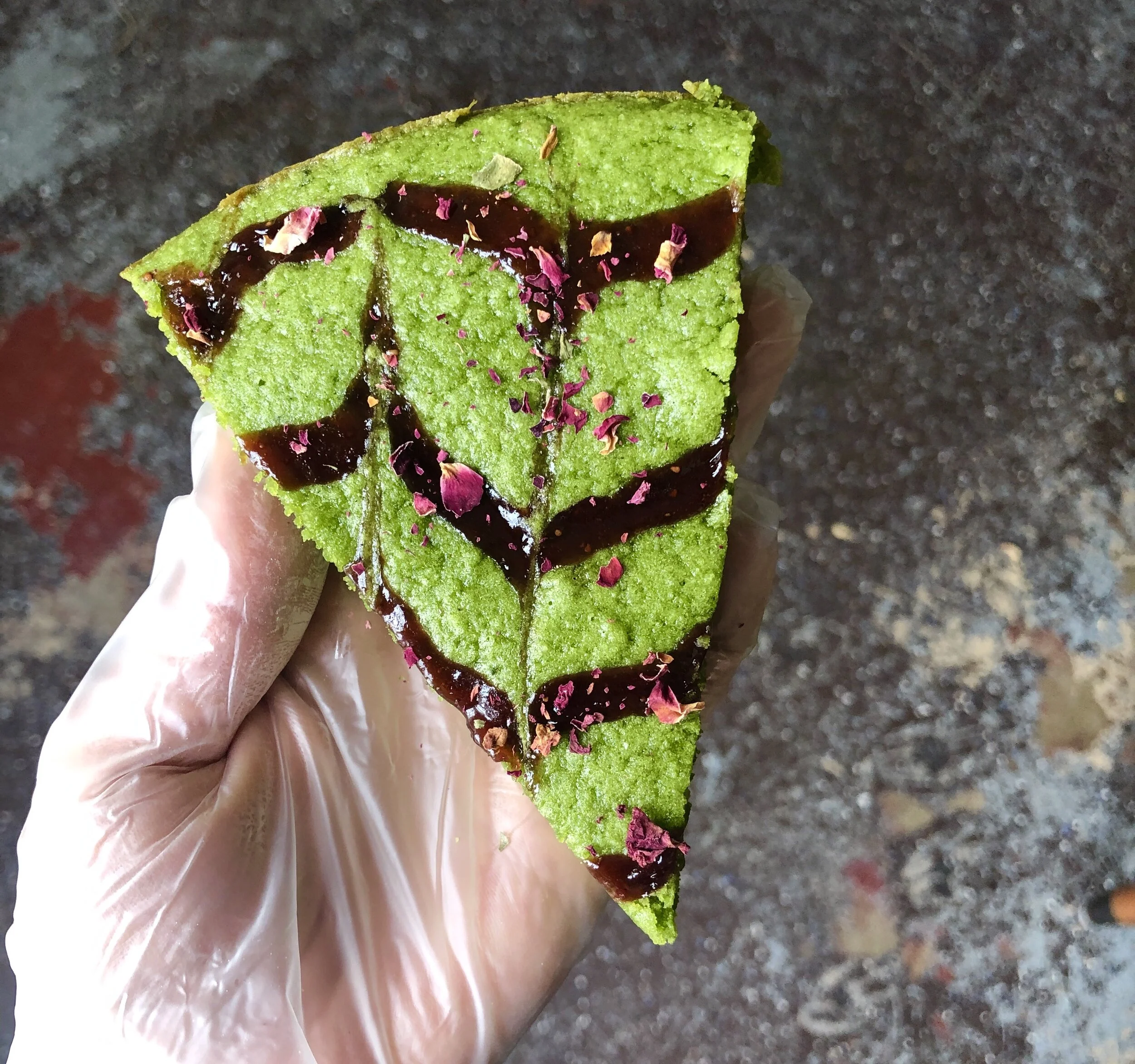 Matcha Almond Tea Cakes (NOT gluten-free)