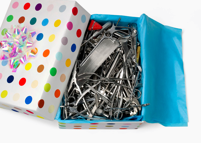 HIRST FAMILY XMAS (DETAIL: SURGICAL TOOLS)