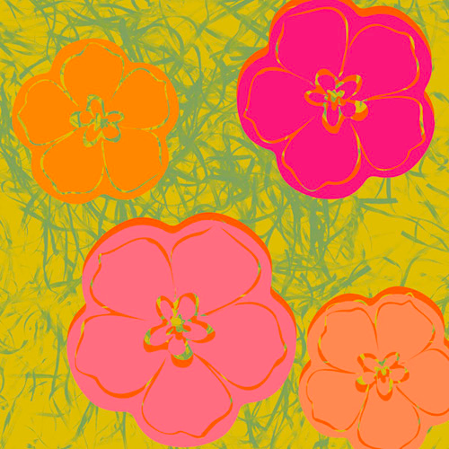 MAKE-BELIEVE ANDY WARHOL FLOWERS