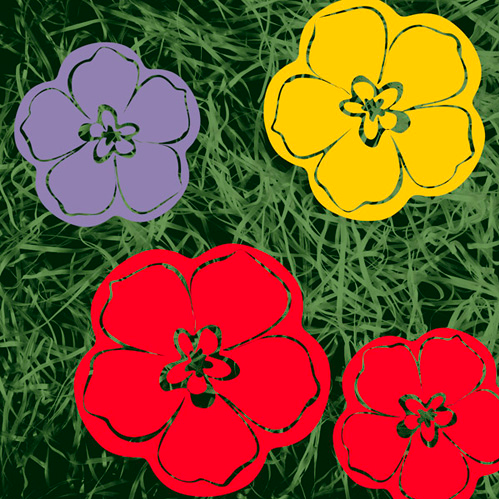 MAKE-BELIEVE ANDY WARHOL FLOWERS