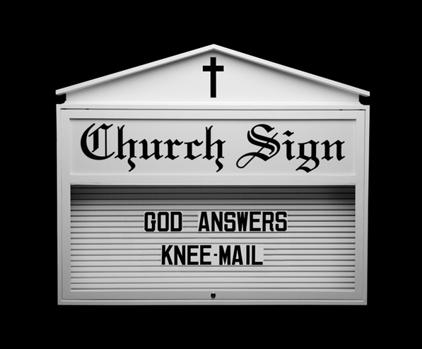 GOD ANSWERS KNEE-MAIL
