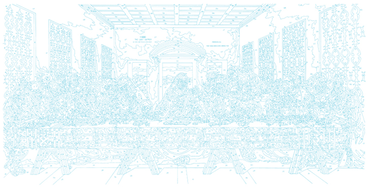 UNPAINTED LAST SUPPER