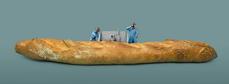 FRENCH BREAD ARTILLERY