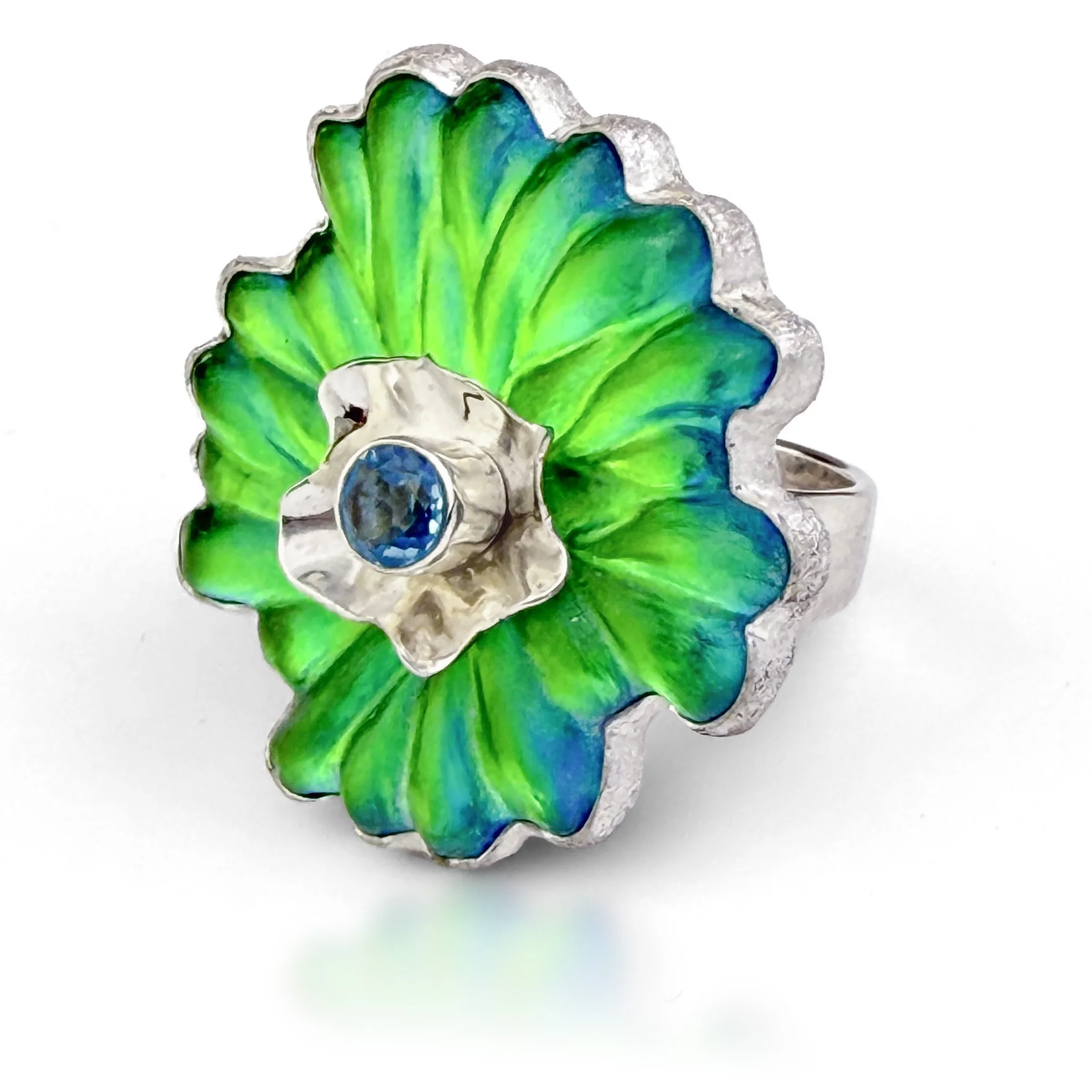 Green Garden Party Ring