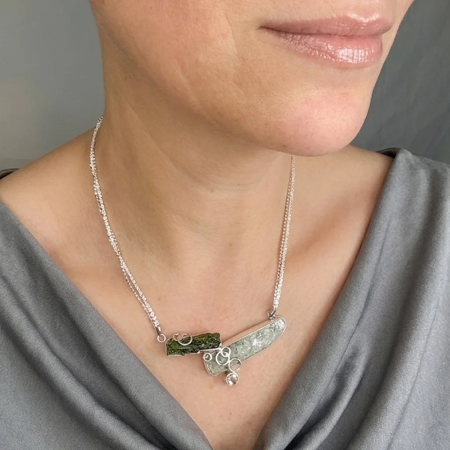 web-wrack-line-necklace-kyanite-epidote-prasiolite-on-model.jpg
