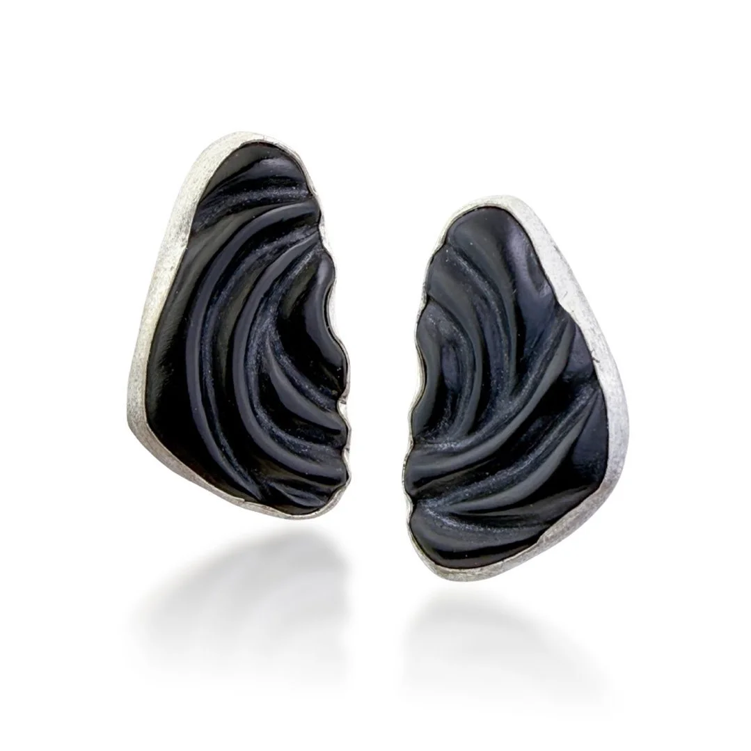 Sculpted Shadow Earrings