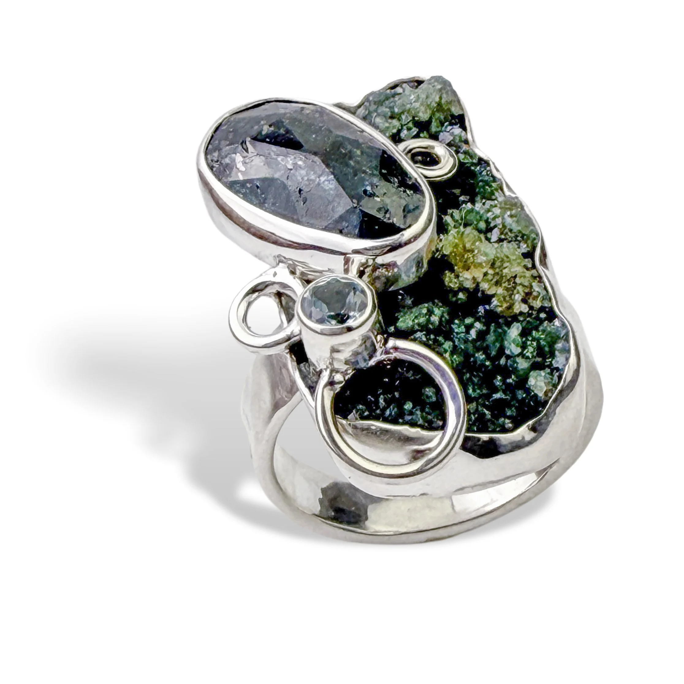 lichen-ring-quartz-druzy-and-kyanite.jpg