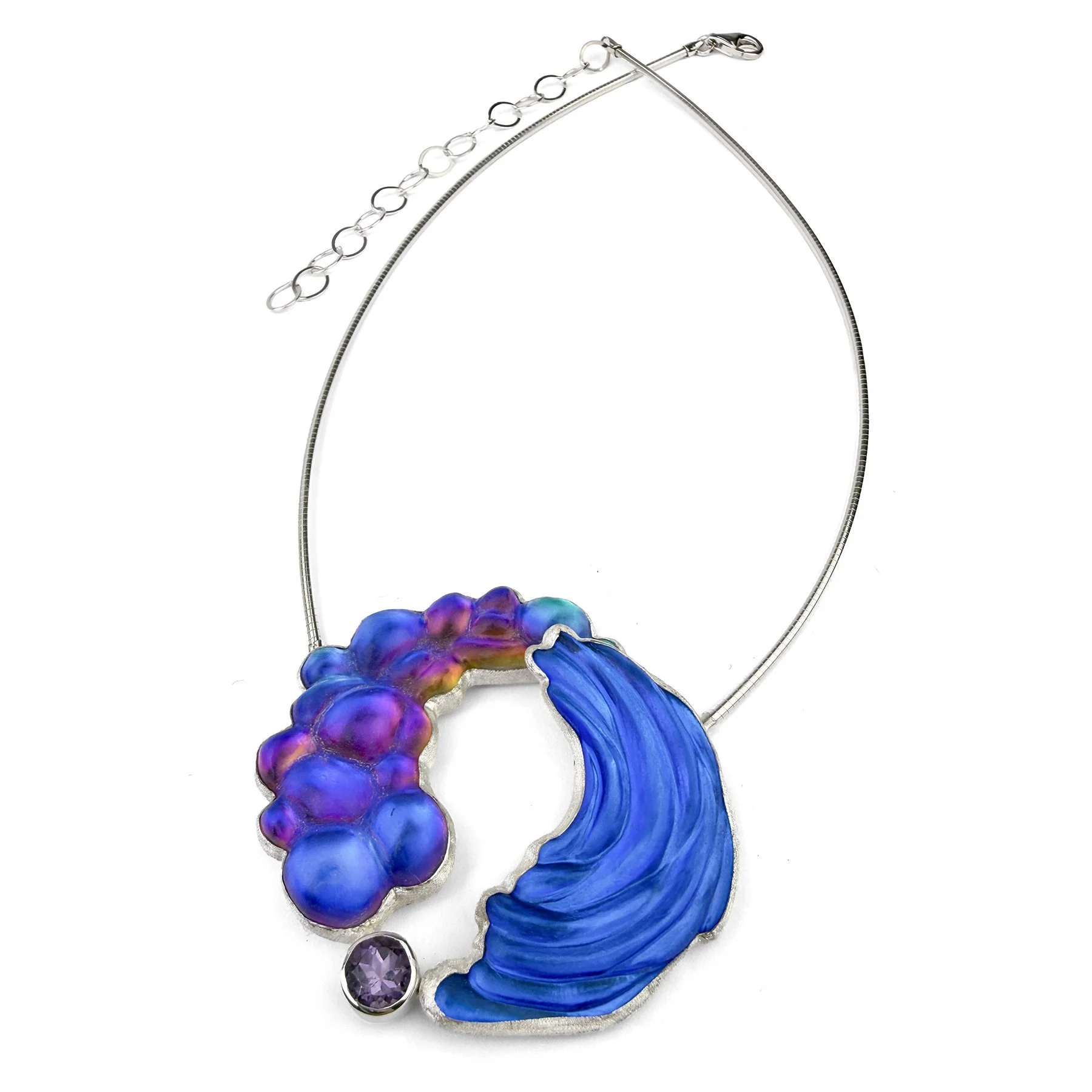 Convergence-necklace-carved glass-amethyst-hand-fabricated-sterling-silver.jpg