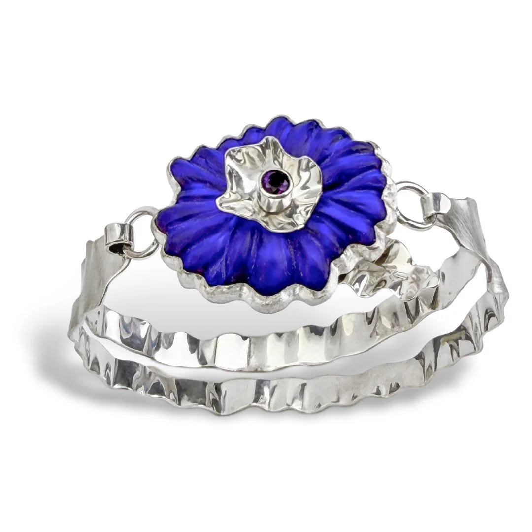 Purple Flower Bracelet