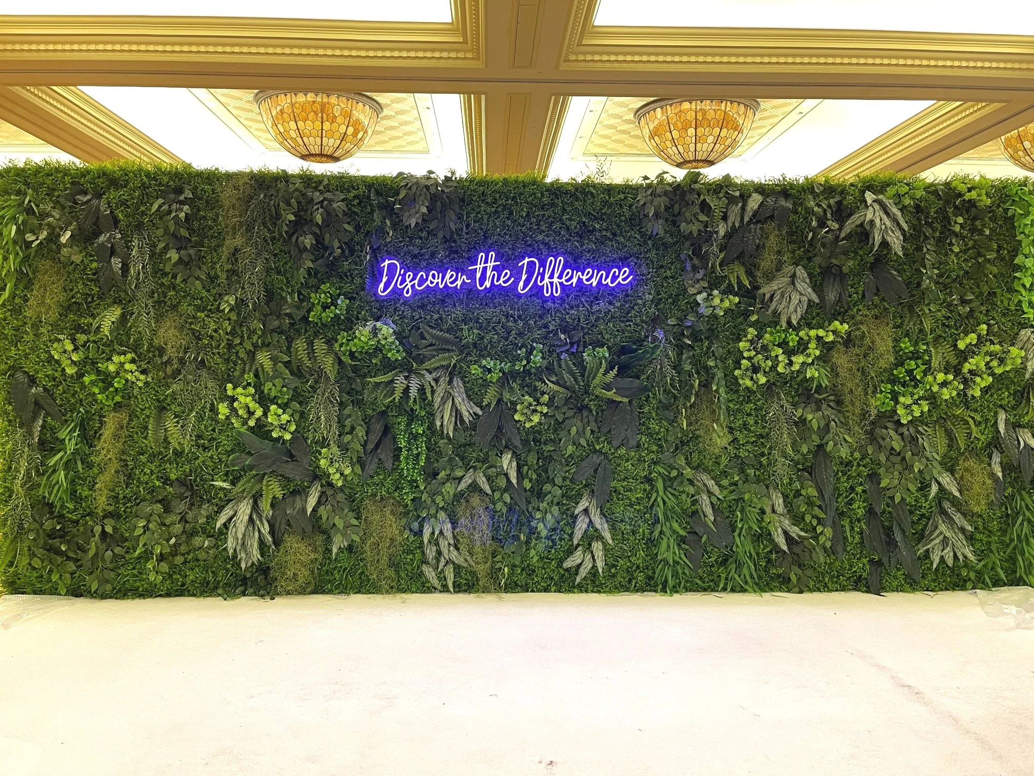 Flower wall Greenery wall Custom walls Custom sign Neon signs Rentals