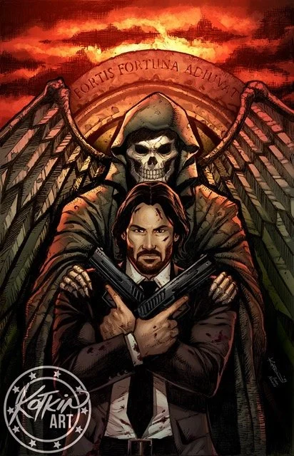 JOHN WICK REAPER - METAL CARD