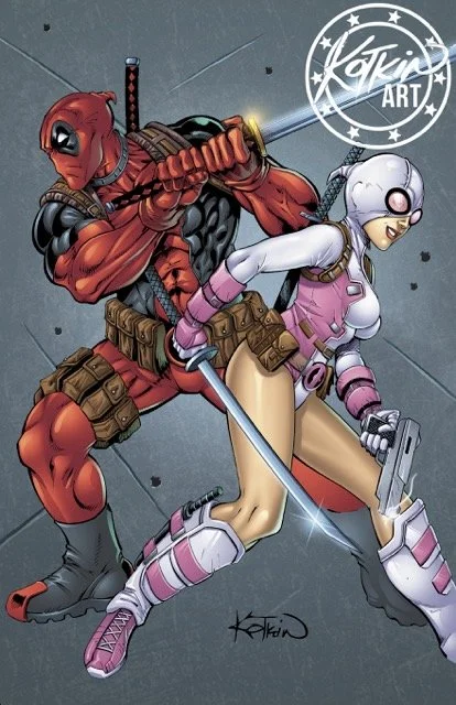 DEADPOOL & GWENPOOL - ART PRINT