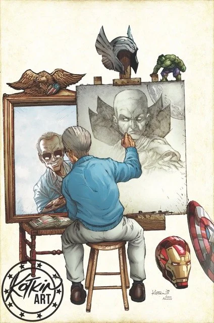 STAN LEE (NORMAN ROCKWELL) - ART PRINT