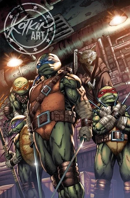 TMNT & SPLINTER - ART PRINT
