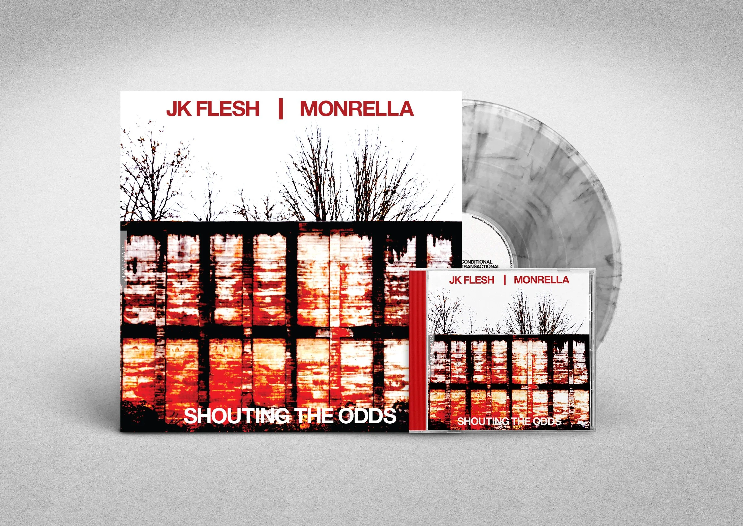 JK FLESH / MONRELLA - SHOUTING THE ODDS (Vinyl)